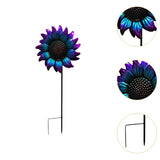 Maxbell Sunflower Garden Stake Fashion Sturdy Faux Flower for Courtyard Lawn