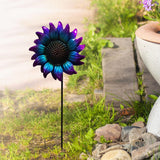 Maxbell Sunflower Garden Stake Fashion Sturdy Faux Flower for Courtyard Lawn