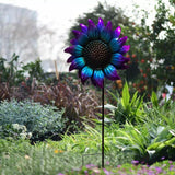 Maxbell Sunflower Garden Stake Fashion Sturdy Faux Flower for Courtyard Lawn