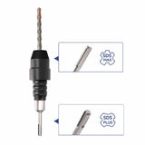 Maxbell SDS Plus to SDS Max Converter Removable Rotary Round Shank Adapter Converter