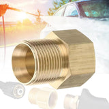 Maxbell Pressure Washer Coupler Adapter Hose Connector Easy to Use Sturdy Attachment Style A
