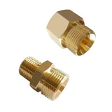 Maxbell Pressure Washer Coupler Adapter Hose Connector Easy to Use Sturdy Attachment Style A