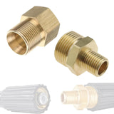 Maxbell Pressure Washer Coupler Adapter Hose Connector Easy to Use Sturdy Attachment Style A