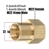 Maxbell Pressure Washer Coupler Adapter Hose Connector Easy to Use Sturdy Attachment Style B