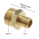 Maxbell Pressure Washer Coupler Adapter Hose Connector Easy to Use Sturdy Attachment Style C