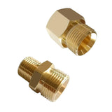 Maxbell Pressure Washer Coupler Adapter Hose Connector Easy to Use Sturdy Attachment Style D