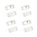 Maxbell 4Pcs Bed Rail Fasteners Premium Connector Iron Thickened Connecting Fittings Single Peg