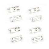 Maxbell 4Pcs Bed Rail Fasteners Premium Connector Iron Thickened Connecting Fittings Single Peg