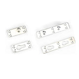 Maxbell 4Pcs Bed Rail Fasteners Premium Connector Iron Thickened Connecting Fittings Single Peg