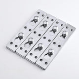 Maxbell 4Pcs Bed Rail Fasteners Premium Connector Iron Thickened Connecting Fittings Double Peg
