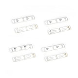 Maxbell 4Pcs Bed Rail Fasteners Premium Connector Iron Thickened Connecting Fittings Double Peg