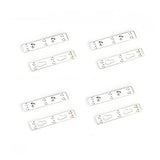 Maxbell 4Pcs Bed Rail Fasteners Premium Connector Iron Thickened Connecting Fittings Double Peg