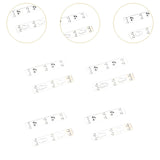 Maxbell 4Pcs Bed Rail Fasteners Premium Connector Iron Thickened Connecting Fittings Double Peg
