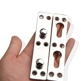 Maxbell 4Pcs Bed Rail Fasteners Premium Connector Iron Thickened Connecting Fittings Double Peg