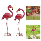Maxbell Garden Statue Flamingo Sculpture Animal Figurine for Porch