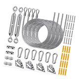 Maxbell Shade Hardware Kit for Square and Rectangle Sun for Backpacking Patio 52pcs