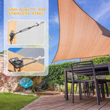 Maxbell Shade Hardware Kit for Square and Rectangle Sun for Backpacking Patio 84pcs