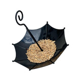 Maxbell Bird Feeder Portable Bird Food Container Feeding Station for Patio Deck Yard