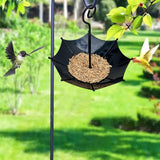 Maxbell Bird Feeder Portable Bird Food Container Feeding Station for Patio Deck Yard