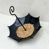 Maxbell Bird Feeder Portable Bird Food Container Feeding Station for Patio Deck Yard