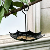 Maxbell Bird Feeder Portable Bird Food Container Feeding Station for Patio Deck Yard
