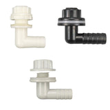 Maxbell Elbow Connector Hose Nozzle Adapter for Fish Tank Irrigation System Aquarium White