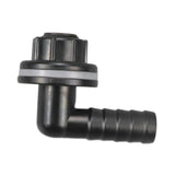 Maxbell Elbow Connector Hose Nozzle Adapter for Fish Tank Irrigation System Aquarium Black