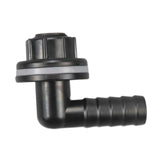 Maxbell Elbow Connector Hose Nozzle Adapter for Fish Tank Irrigation System Aquarium Black