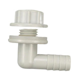 Maxbell Elbow Connector Hose Nozzle Adapter for Fish Tank Irrigation System Aquarium Gray