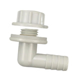 Maxbell Elbow Connector Hose Nozzle Adapter for Fish Tank Irrigation System Aquarium Gray
