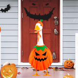Maxbell Halloween Goose Costume Festival Cosplay Outdoor Yard Decor Role Play Outfit Pumpkin Style