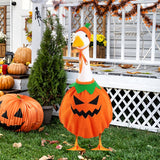 Maxbell Halloween Goose Costume Festival Cosplay Outdoor Yard Decor Role Play Outfit Pumpkin Style
