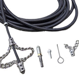 Maxbell Drain Cleaner with Gloves Metall Drain Opener for Shower Sink Bathroom Basin 4M