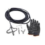 Maxbell Drain Cleaner with Gloves Metall Drain Opener for Shower Sink Bathroom Basin 5M