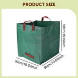 Maxbell Leaf Bag Reusable Yard Leaf Waste Bag for Leaves Grass Clippings Weeds 50cmx50cmx50cm