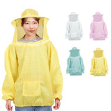 Maxbell Beekeeping Suit with Hood for Men Women Protection Breathable Beekeeper Suit White