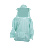 Maxbell Beekeeping Suit with Hood for Men Women Protection Breathable Beekeeper Suit Light Blue