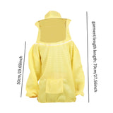 Maxbell Beekeeping Suit with Hood for Men Women Protection Breathable Beekeeper Suit Yellow