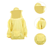 Maxbell Beekeeping Suit with Hood for Men Women Protection Breathable Beekeeper Suit Yellow