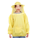 Maxbell Beekeeping Suit with Hood for Men Women Protection Breathable Beekeeper Suit Yellow