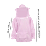 Maxbell Beekeeping Suit with Hood for Men Women Protection Breathable Beekeeper Suit Pink