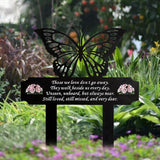 Maxbell Memorial Grave Marker Graveside Memorial Plaque Sign for Lawn Patio Festival Black