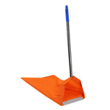 Maxbell Dustpan Type Leaf Bag Windproof Dustpan for Household Commercial Lawn Debris Blue Grip