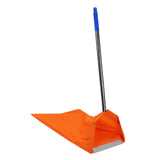 Maxbell Dustpan Type Leaf Bag Windproof Dustpan for Household Commercial Lawn Debris Blue Grip