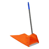 Maxbell Dustpan Type Leaf Bag Windproof Dustpan for Household Commercial Lawn Debris Blue Grip