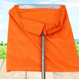 Maxbell Dustpan Type Leaf Bag Windproof Dustpan for Household Commercial Lawn Debris Blue Grip