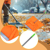Maxbell Dustpan Type Leaf Bag Windproof Dustpan for Household Commercial Lawn Debris Green Grip