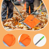 Maxbell Dustpan Type Leaf Bag Windproof Dustpan for Household Commercial Lawn Debris Green Grip