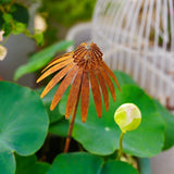 Maxbell Coneflower Stake Sturdy Iron Echinacea Yard Stake for Landscape Yard Outside