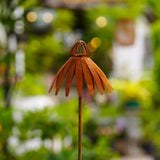 Maxbell Coneflower Stake Sturdy Iron Echinacea Yard Stake for Landscape Yard Outside